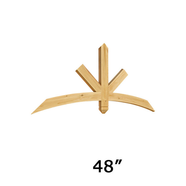 Cedar Gable Bracket 45T48 — Western Red Cedar | Timber Build
