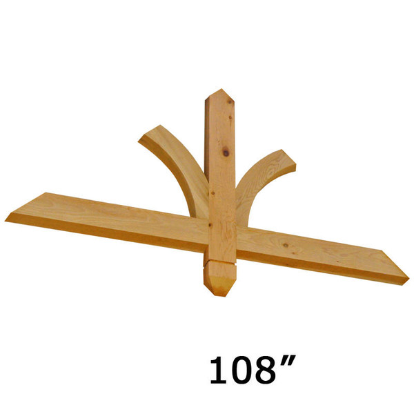 Cedar Gable Bracket 41T108 — Western Red Cedar | Timber Build