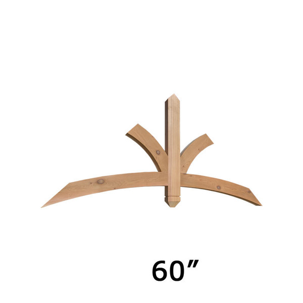 Cedar Gable Bracket 43T60 — Western Red Cedar | Timber Build
