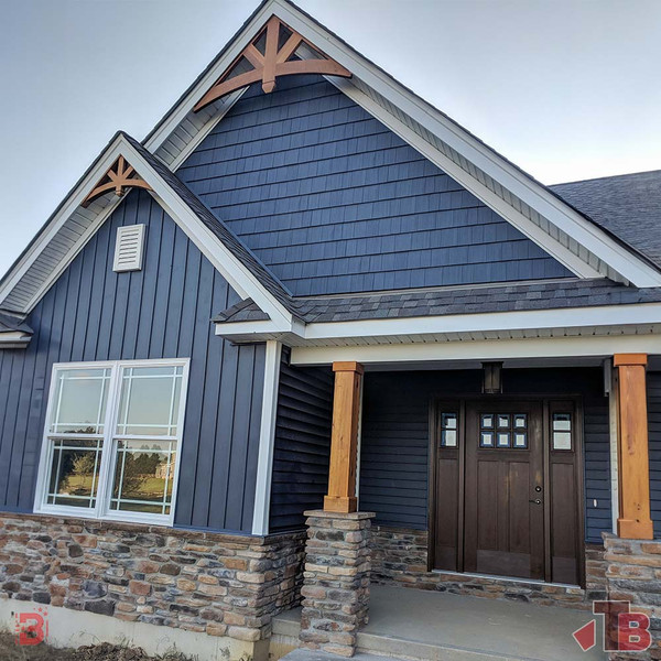 Cedar Gable Bracket 43T48 — front porch accent | Timber Build