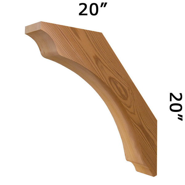Cedar Knee Brace 64T2 — Western Red Cedar | Timber Build