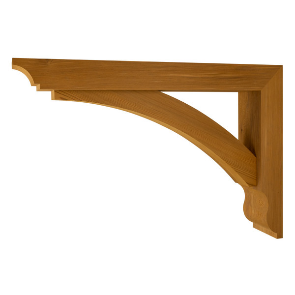 Cedar Bracket 10T9 — product photo on white background | Timber Build