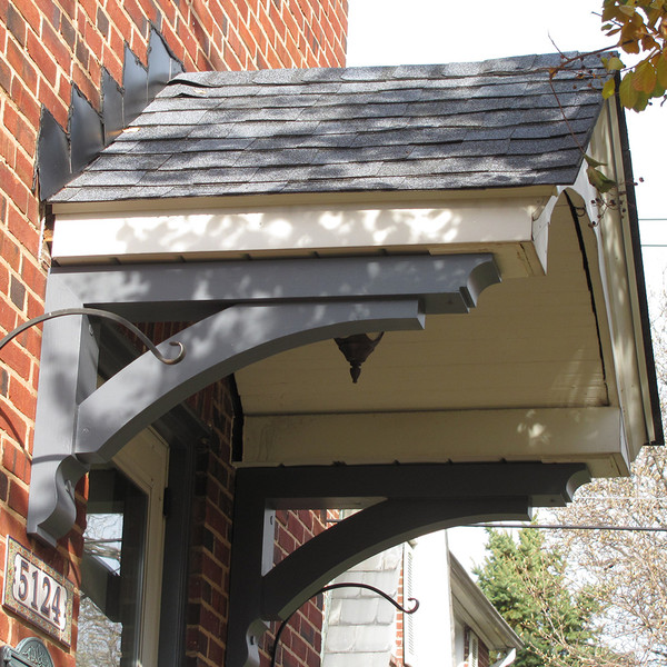 Cedar Bracket 10T9 — installed on front porch detail | Timber Build