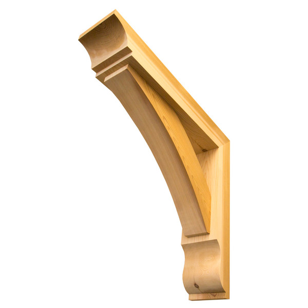 Cedar Bracket 10T10 — underside detail | Timber Build