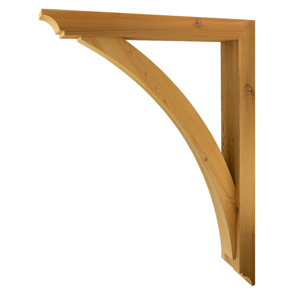 Cedar Bracket 03T10X — product photo on white background | Timber Build