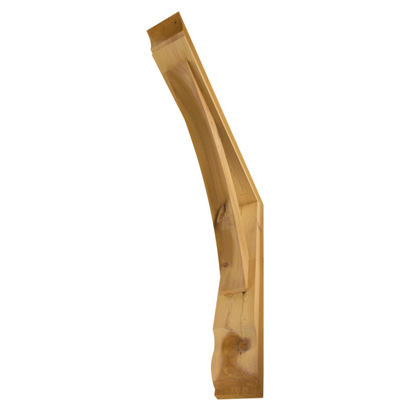 Cedar Bracket 10T28 — underside detail | Timber Build