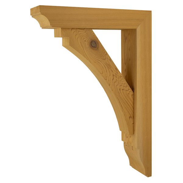 Cedar Bracket 02T38 — product photo on white background | Timber Build