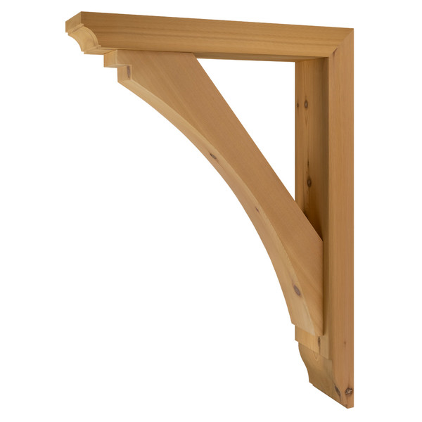 Cedar Bracket 02T39 — product photo on white background | Timber Build