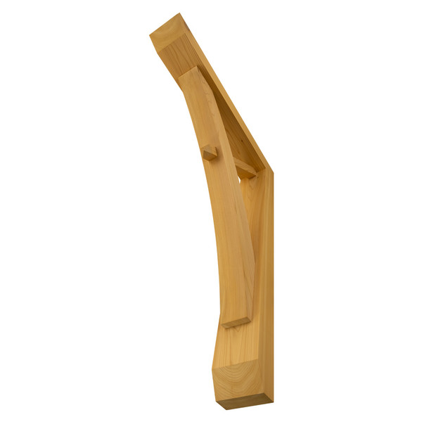 Cedar Bracket 13T1 — underside detail | Timber Build