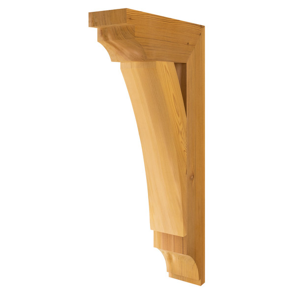 Cedar Bracket 16T9 — front view | Timber Build