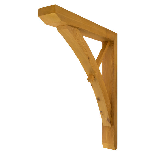 Cedar Bracket 13T2 — front view | Timber Build