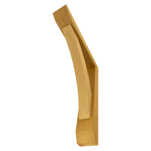 Cedar Bracket 13T16 — underside detail | Timber Build