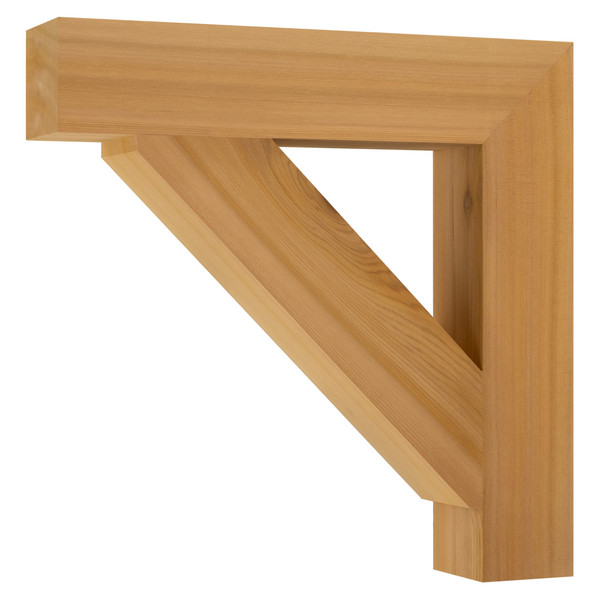 Cedar Bracket 18T1 — product photo on white background | Timber Build