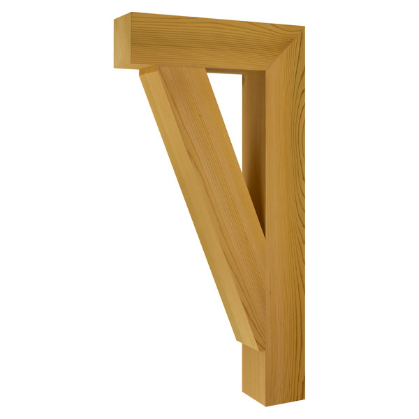 Cedar Bracket 18T5 — product photo on white background | Timber Build