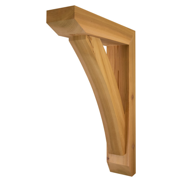 Cedar Bracket 13T4 — front view | Timber Build