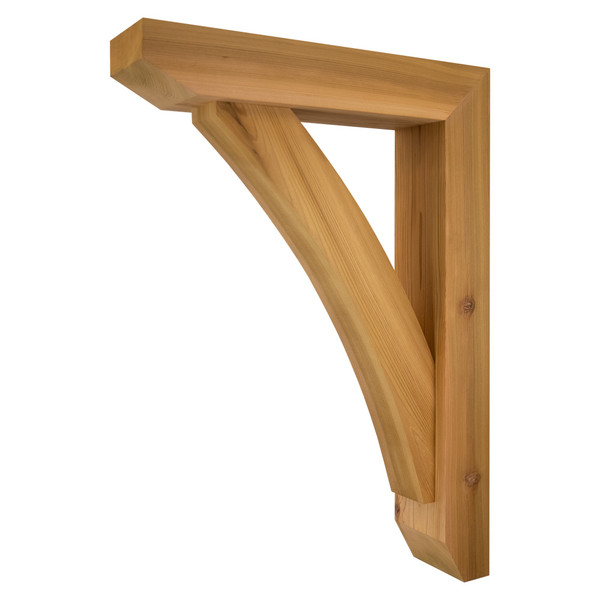 Cedar Bracket 13T4 — product photo on white background | Timber Build
