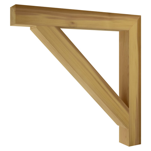 Cedar Bracket 18T7 — product photo on white background | Timber Build