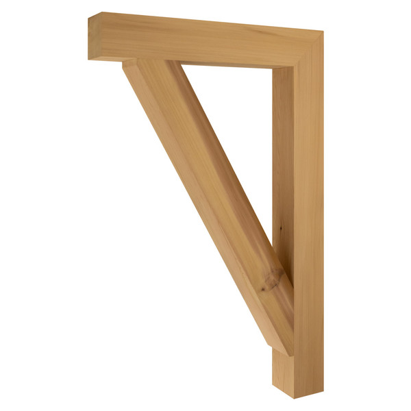 Cedar Bracket 18T8 — product photo on white background | Timber Build