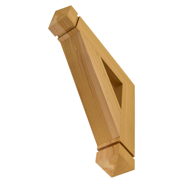 Cedar Bracket 01T7 — underside detail | Timber Build