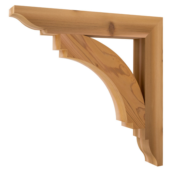 Cedar Bracket 14T1 — product photo on white background | Timber Build
