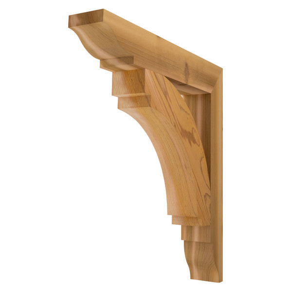 Cedar Bracket 14T1 — front view | Timber Build