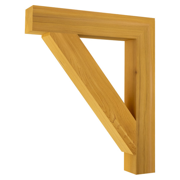 Cedar Bracket 18T13 — product photo on white background | Timber Build