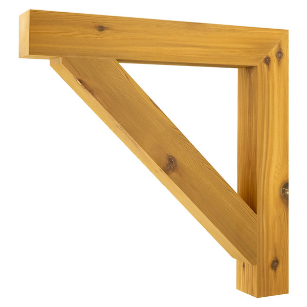 Cedar Bracket 18T14 — product photo on white background | Timber Build