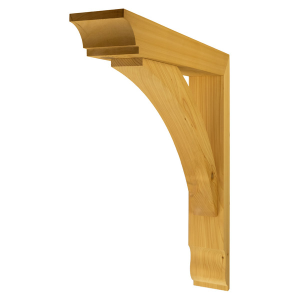 Cedar Bracket 10T21 — front view | Timber Build