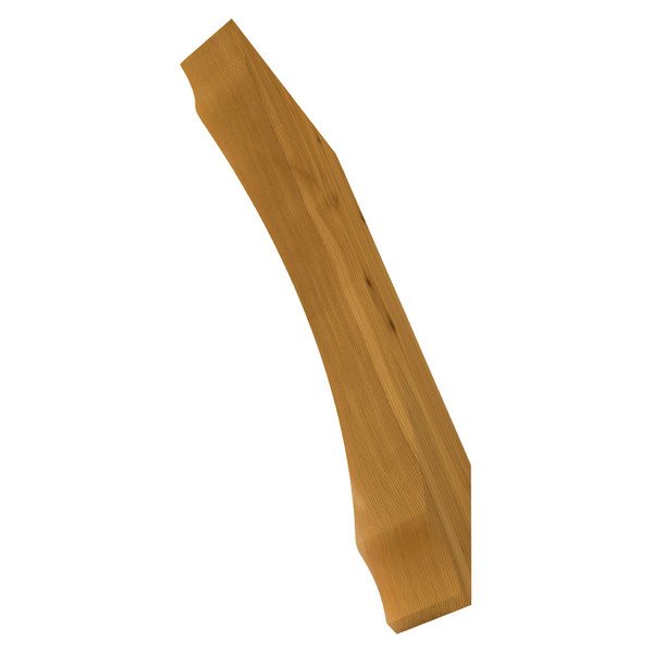 Cedar Knee Brace 64T6 — back view | Timber Build