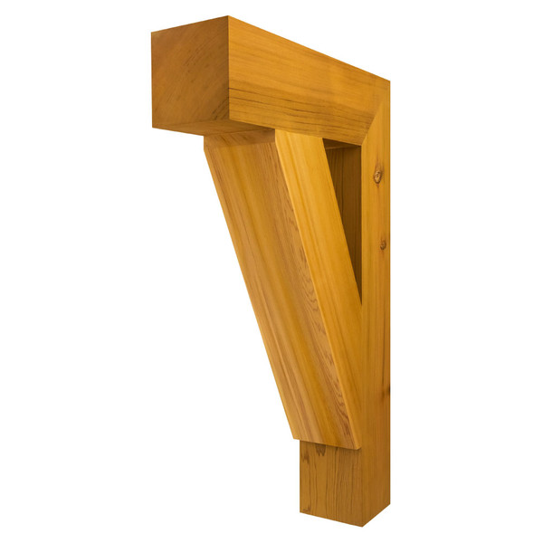 Cedar Bracket 18T30 — front view | Timber Build