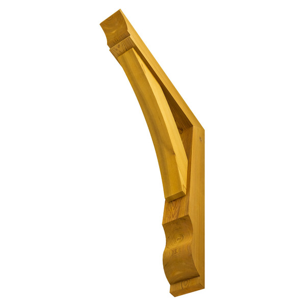 Cedar Bracket 10T24 — underside detail | Timber Build