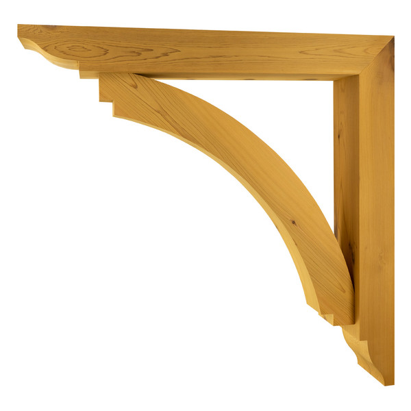 Cedar Bracket 14T6 — product photo on white background | Timber Build