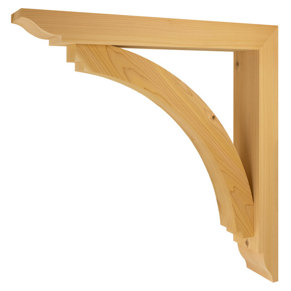 Cedar Bracket 14T7 — product photo on white background | Timber Build