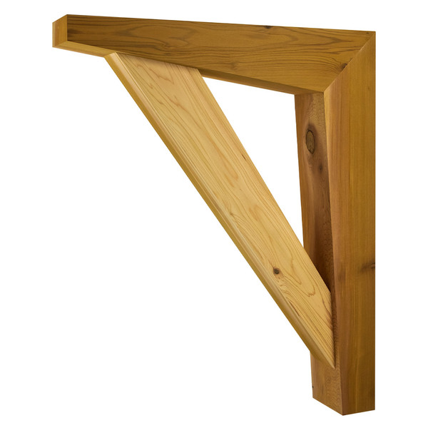 Cedar Bracket 115T8 — product photo on white background | Timber Build
