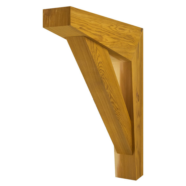 Cedar Bracket 115T6 — front view | Timber Build
