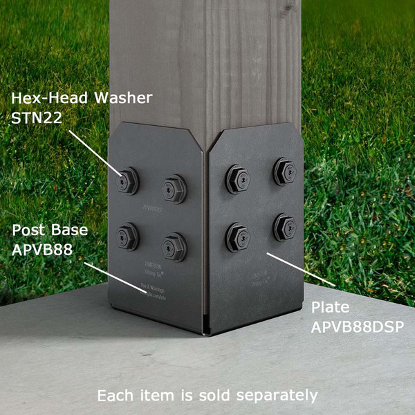 Column Post Base 8x8 - APVB88