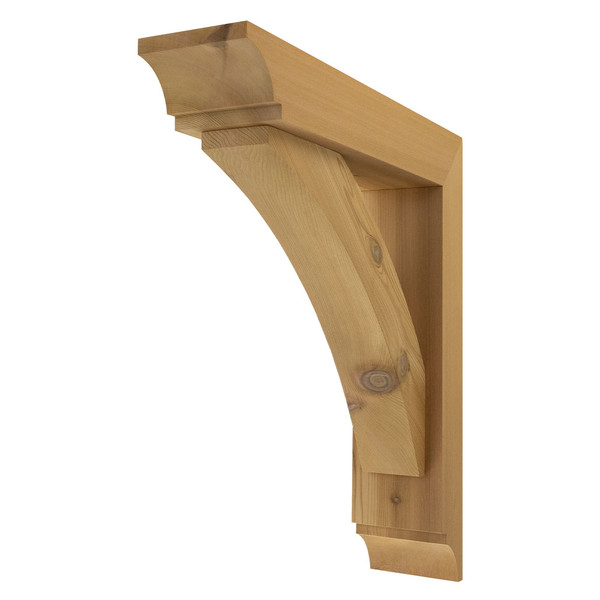 Cedar Bracket 03T11X — front view | Timber Build