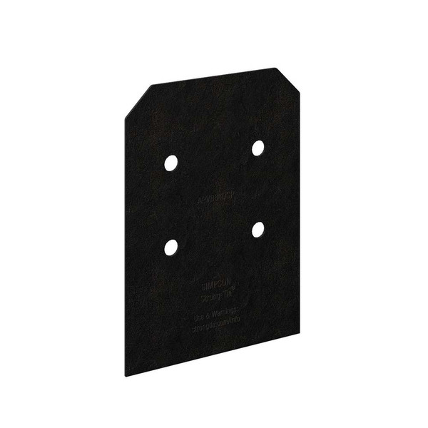 APVBDSP Decorative Post Base Side Plate - 8x8