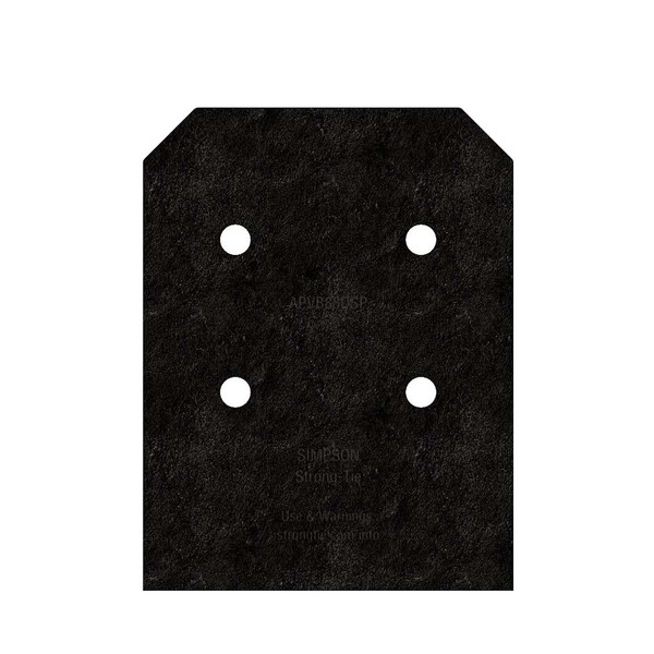 APVBDSP Decorative Post Base Side Plate - 8x8