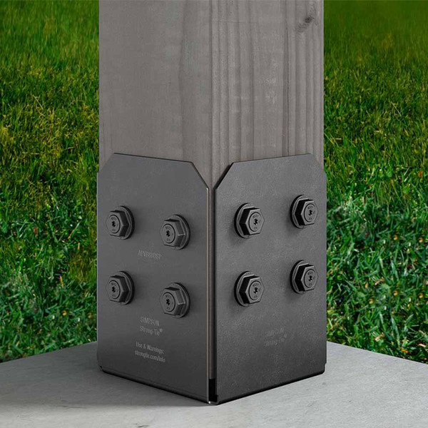 APVBDSP Decorative Post Base Side Plate - 8x8