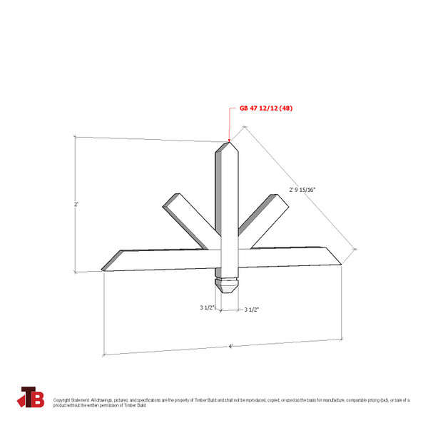 Gable Bracket 47T48