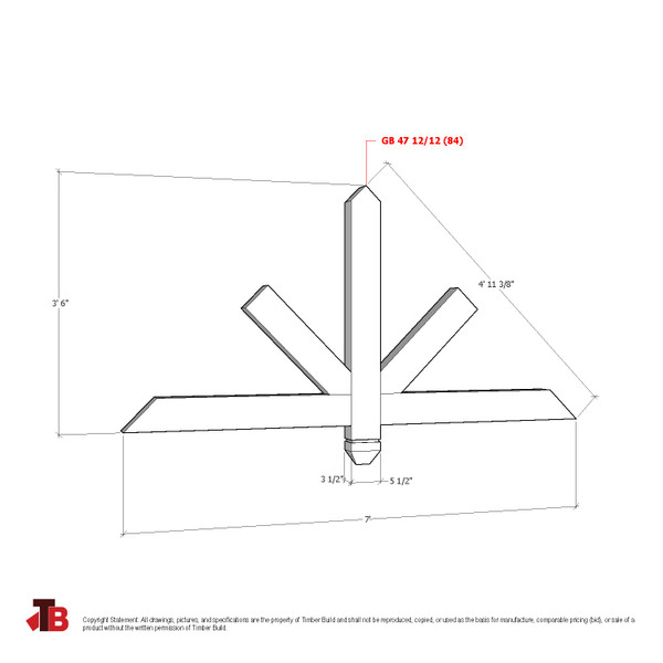 Gable Bracket 47T84