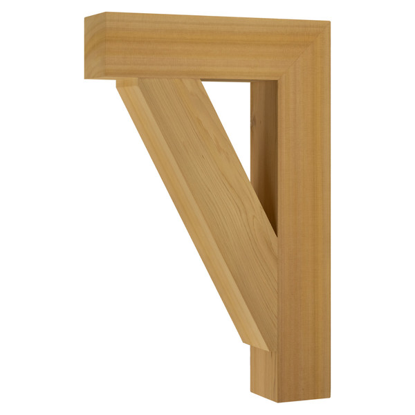 Cedar Bracket 18T2 — product photo on white background | Timber Build