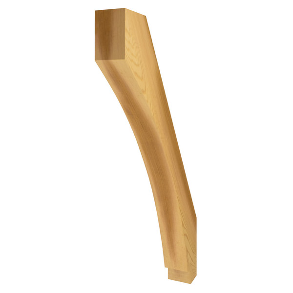 Cedar Knee Brace 60T4 — front view | Timber Build