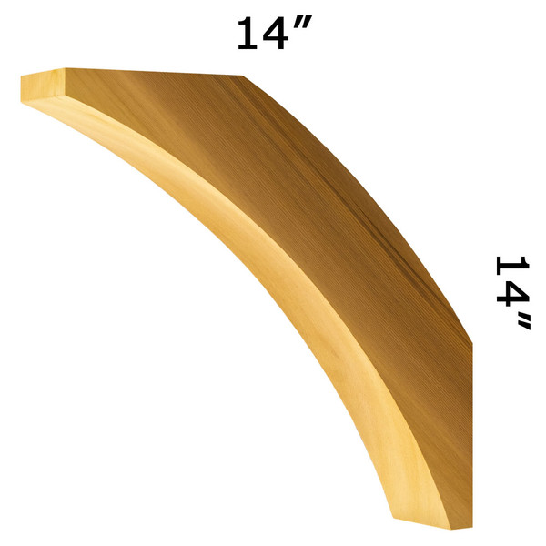 Cedar Knee Brace 61T4 — Western Red Cedar | Timber Build