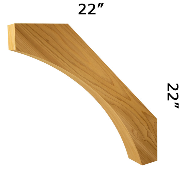 Cedar Knee Brace 62T7 — Western Red Cedar | Timber Build