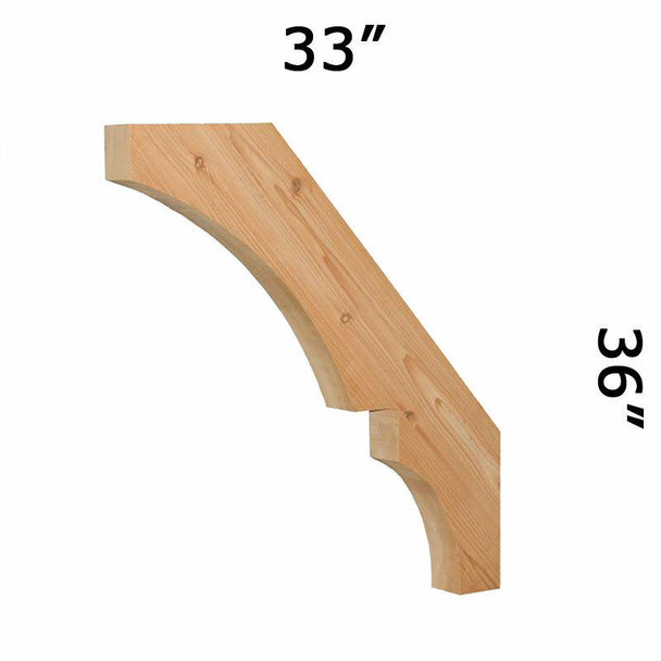 Wood Brace 69T1 Crafted By ProWoodMarket