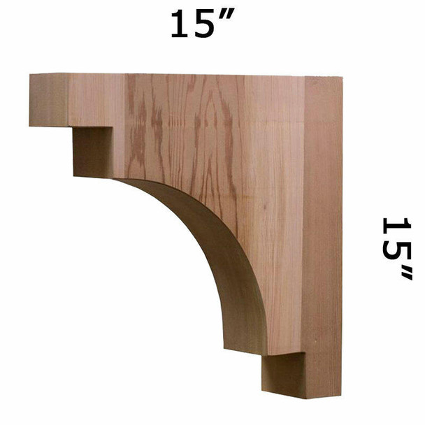 Wood Corbel 20T6 Crafted By ProWoodMarket