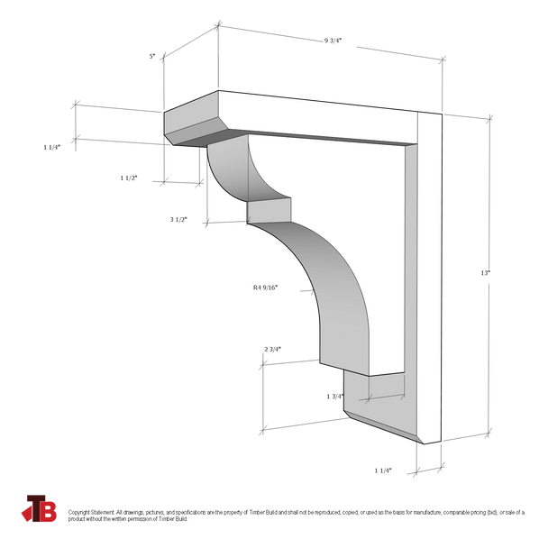 Wood Corbel 24T6