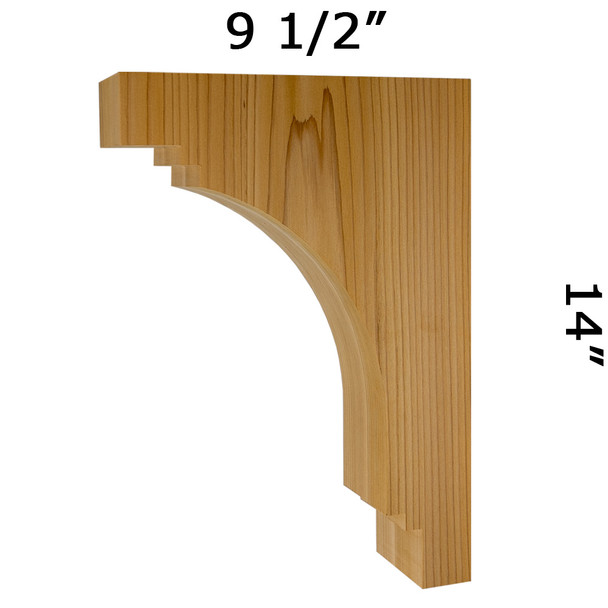 Wood Corbel 30T6 (C30T69.5X14)